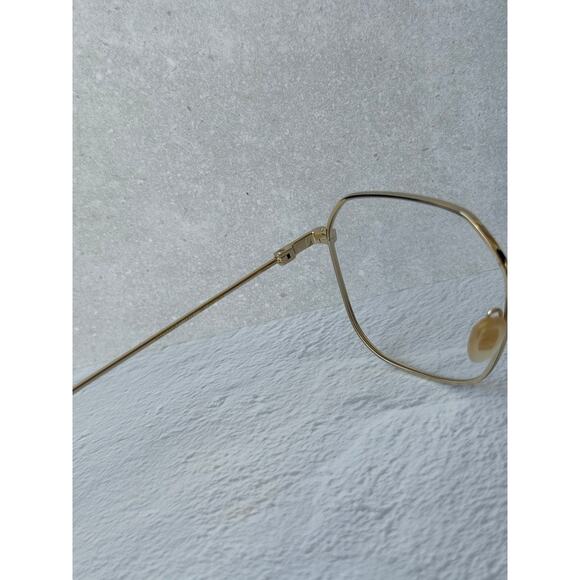 NEW Gucci GG1032O Gold Earring Metal Eyeglasses Frames